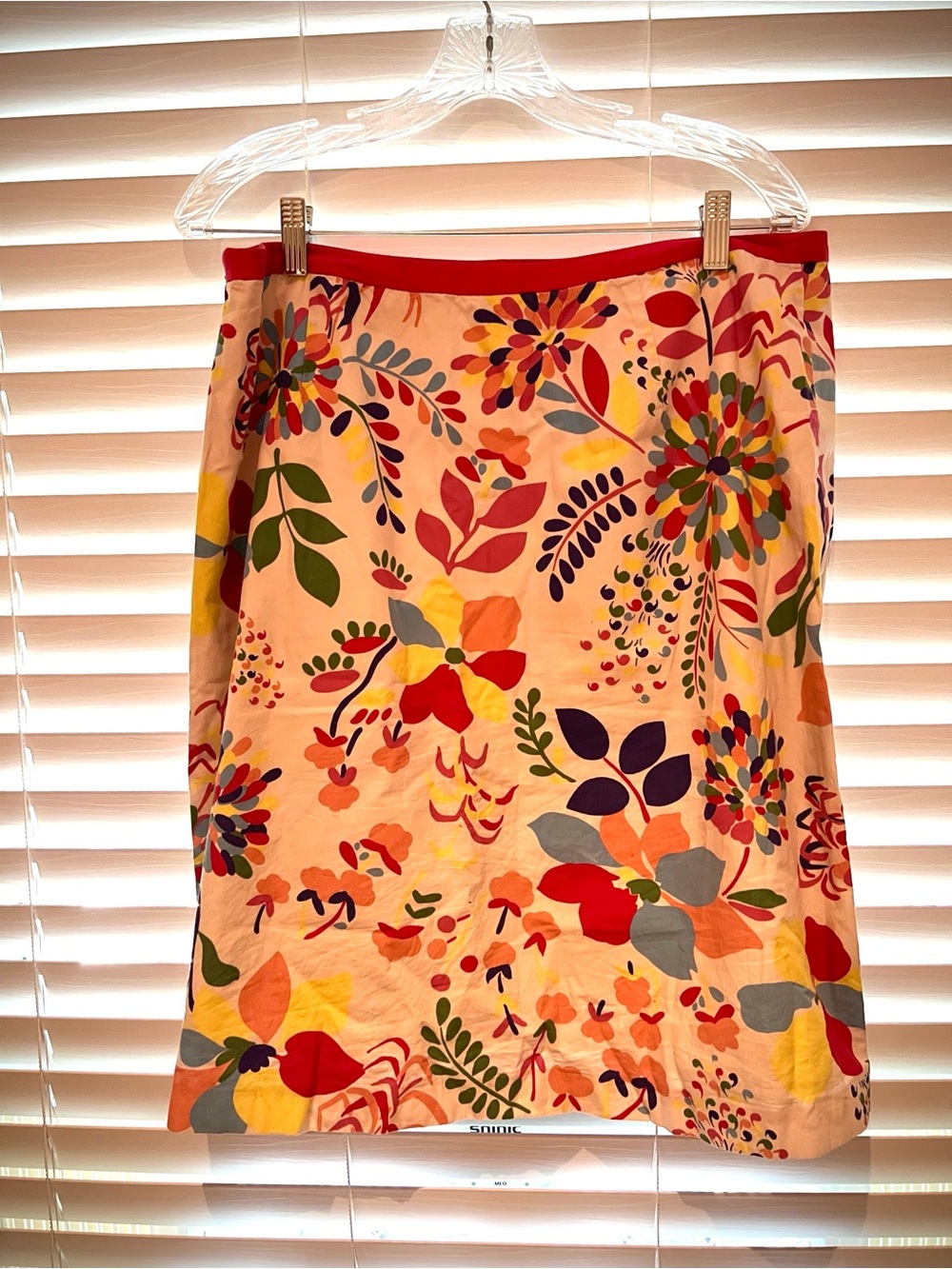 Boden lined A line skirt cotton women’s size US12R/UK16
